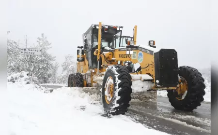 Sakarya Büyükşehir Belediyesi 24 Saat Kar Mesaisinde: 30 Grup Yolu Açıldı