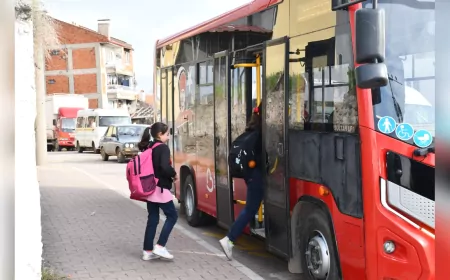 Balıkesir Büyükşehir Belediyesi Öğrenciler İçin Seferber Oldu: Evlerine Döndüler