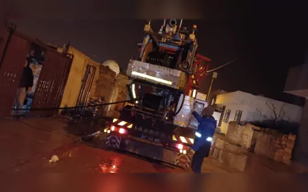 MARSU, Gece Boyunca Yağışa Karşı Mücadele Etti