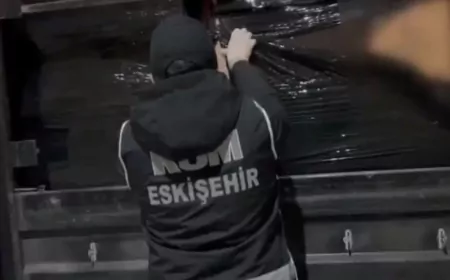 Eskişehir’de binlerce litre kaçak alkol ele geçirildi