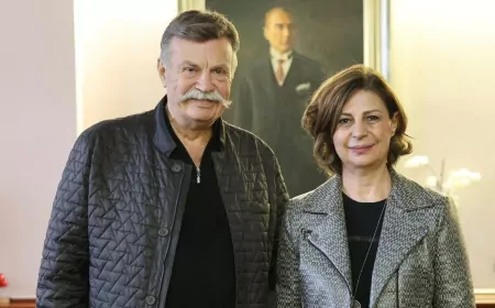 Ayşe Ünlüce Eskişehirli sanatçı Nuri Alço’yu ağırladı