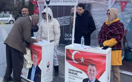 Zafer Partisi Eskişehir’de imza kampanyasına devam ediyor
