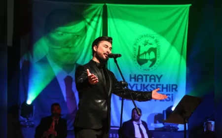 Ferdi Tayfur Hatay’da Şarkılarıyla Anıldı