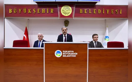 Sakarya Büyükşehir Meclisi 61 Gündem Maddesini Görüşecek