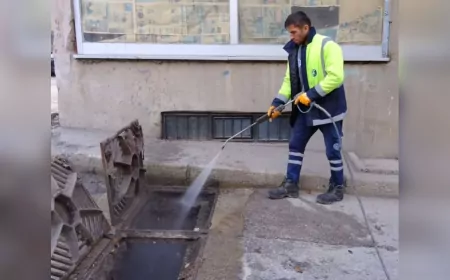 Bursa Büyükşehir’den Taşkın Riskine Karşı Izgara Temizliği