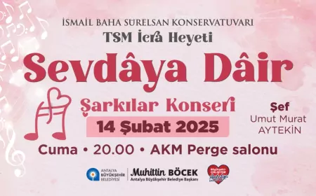 Antalya’da Sevgililer Günü’ne Özel İki Büyüleyici Konser