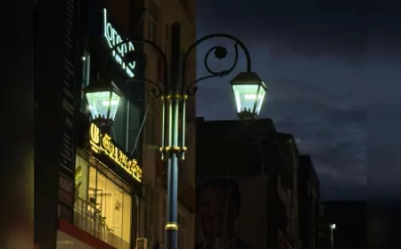 Karabük’te Modern Aydınlatma Sistemi Şehre Değer Katıyor