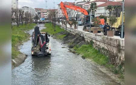 Yalova Belediyesi’nden Safran Deresi’nde Kapsamlı Temizlik Çalışması