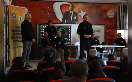 Antalya Büyükşehir Belediyesi’nden Miniklere Orman Yangınları Eğitimi