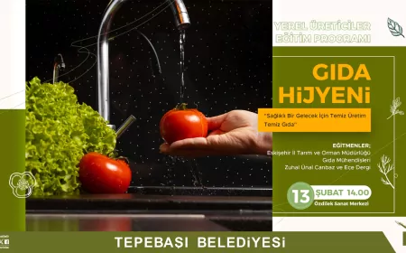 Tepebaşı Belediyesi'nden Gıda Hijyeni Eğitimi