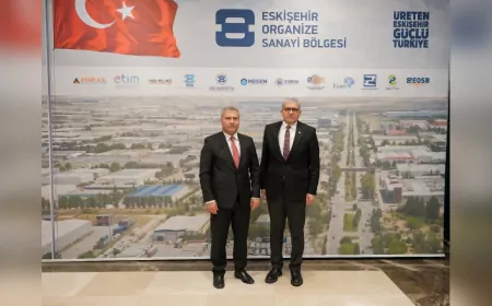 Anadolu Üniversitesi ve Eskişehir OSB İş Birliğini Güçlendiriyor
