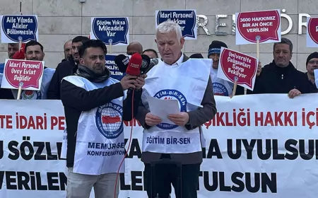 Eğitim-Bir-Sen'den Üniversite Çalışanlarının Hakları İçin Çağrı