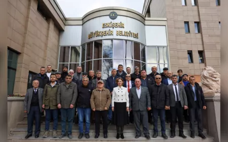 Başkan Ayşe Ünlüce, Çiftelerli Muhtarlarla Buluştu