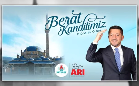 Nevşehir Belediye Başkanı Rasim Arı’dan Berat Kandili Mesajı