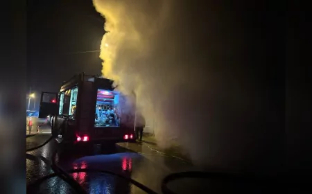 Gölormanı Köyü’nde İş Yeri Yangını: Düzce İtfaiyesi Hızla Müdahale Etti