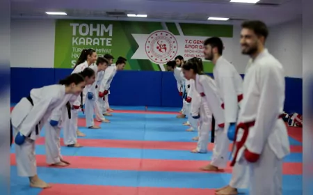 Büyükşehir Spor Kulübü Başkanı Enes Zengin’den Karate Takımına Motivasyon Ziyareti