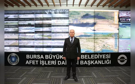 Bursa Büyükşehir Belediyesi'nde Gündem: Afet Yönetimi