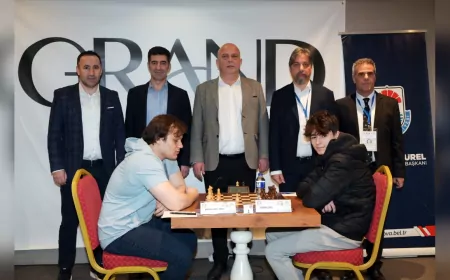 8. Uluslararası Yürüyen Köşk Satranç Turnuvası Başladı