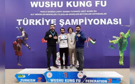 Yalova Belediyespor, Türkiye Wushu Şampiyonası’nda Madalyalara Ambargo Koydu