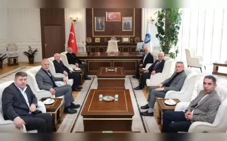 Mahmut Arslan'dan Başkan Aşgın’a Ziyaret