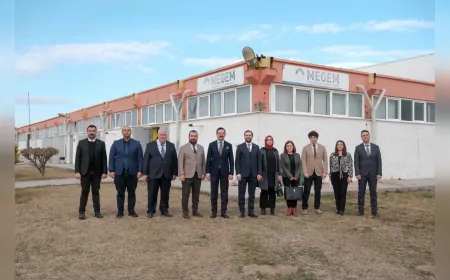 Kalkınma Ajansları Genel Müdürü Ahmet Şimşek, MEGEM’i Ziyaret Etti