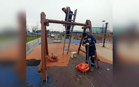 Büyükşehir, Çocuk Oyun Grupları ve Spor Alanlarında Bakım-Onarıma Devam Ediyor