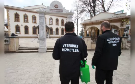 Kocaeli’de İbadethanelerde Haşere ve Kemirgenlere Karşı İlaçlama