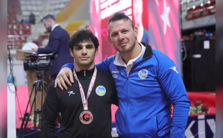 Sakaryalı Güreşçi Eren Ülkü Türkiye Şampiyonu Oldu