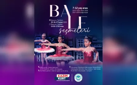 Odunpazarı Belediyesi'nden Genç Yeteneklere Davet: Bale Seçmeleri Başlıyor