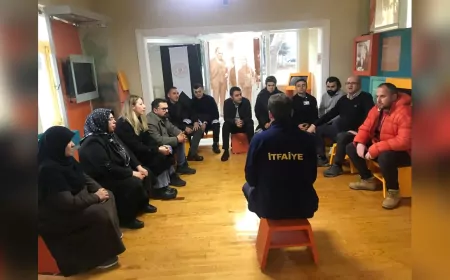 Yalova Belediyesi İtfaiye Müdürlüğü'nden Müzeler Personeline Yangın Güvenliği Eğitimi