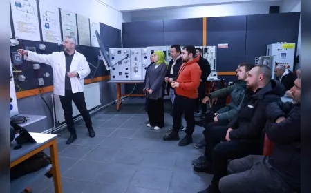 KO-MEK ile İşçi Güvenliği Artıyor: 33 İşçiye Yüksek Gerilim Eğitimi