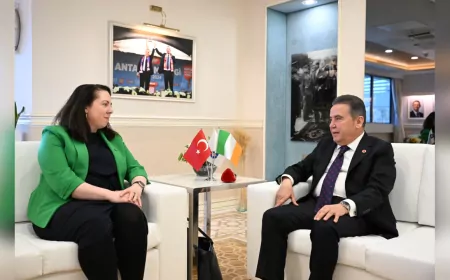 İrlanda’nın Ankara Büyükelçisi’nden Başkan Böcek’e Ziyaret