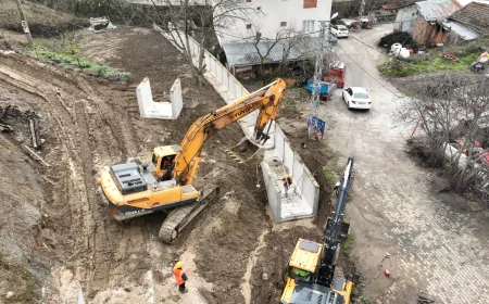 Gemlik’te Altyapı ve Üstyapı Çalışmaları Hız Kesmeden Devam Ediyor