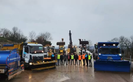 Kocaeli’de Karla Mücadelede Teyakkuz: 2.321 Personel ve 623 Araç Görevde