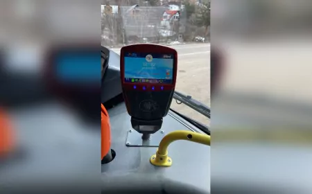 Gümüşhane’de Toplu Taşımada Türkiye Kart ve Kredi Kartı ile Ödeme Dönemi Başladı