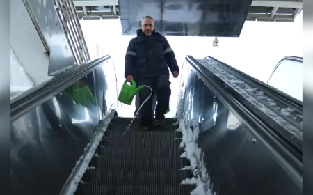 Kocaeli Büyükşehir’den Donmaya Karşı 7/24 Yürüyen Merdiven Önlemi