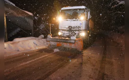 Giresun Belediyesi’nden Karla Mücadele Seferberliği