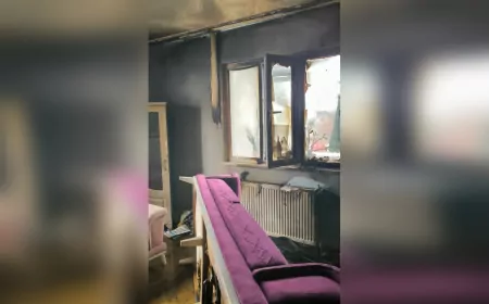 Büyükşehir İtfaiyesi, 5 Yaşındaki Ahmet Kerem’i Alevlerin Arasından Kurtardı