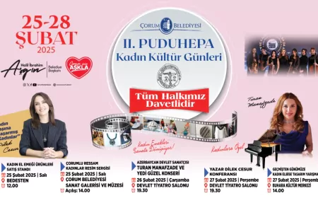 Çorum’da “Puduhepa Kadın Kültür Günleri” Başlıyor