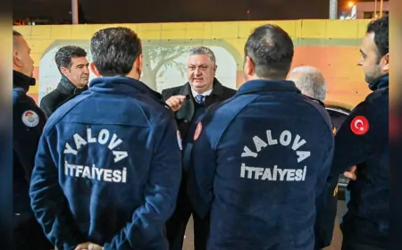 Yalova Belediyesi Karla Mücadele Çalışmalarını Başarıyla Tamamladı