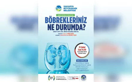 Böbrek Sağlığıyla İlgili Bilgiler, Sakarya'da Düzenlenen Konferansta Paylaşılacak