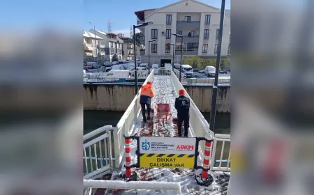 Büyükşehir, Yoğun Kar Yağışının Ardından Buzlanmaya Karşı Yoğun Çalışmalarını Sürdürüyor