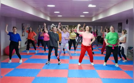 Tepebaşı’nda Kadınlar, Zumba ile Zinde Kalıyor