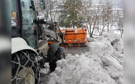Düzcelilerin Yeşil Vadi'de Kayak Keyfi: Bahçeşehir Bölgesinde Kar Eğlencesi