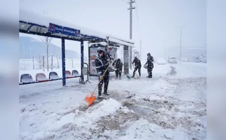 Düzce Belediyesi'nden 72 Saat Kesintisiz Karla Mücadele: 350 Ton Tuz Kullanıldı