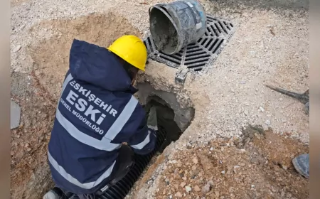 Eskişehir’de Ada Sokak’ın Yağmur Suyu Sorunu Çözüldü