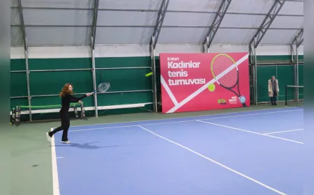 8 Mart Kadınlar Tenis Turnuvası Eskişehir’de Büyük Heyecana Sahne Oluyor