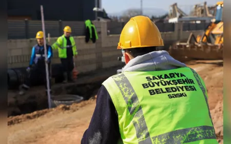 Sakarya’da Yeni Yağmur Suyu Hattı ile Taşkın Riski Önleniyor