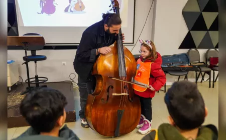 Çocuklar Müzik Aletlerini Tanıdı