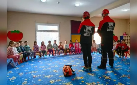 TAK Ekibinden Çocuklara Afet Farkındalık Eğitimi